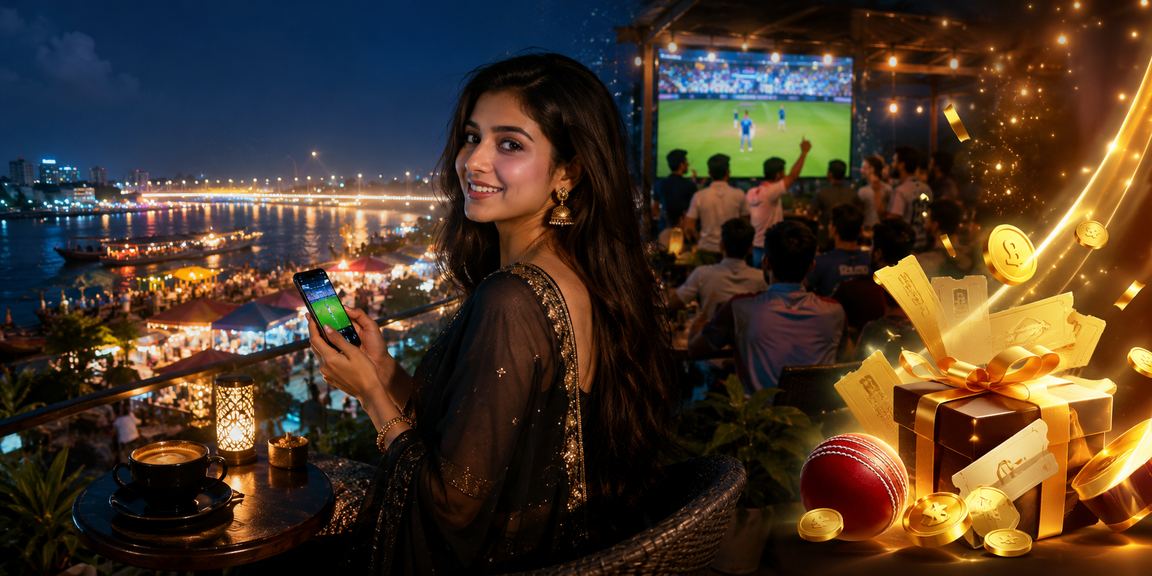 বরিশালের রাতের বাজারে লটারি সম্পর্কে আলোচনা করছেন দুজন ব্যবহারকারী
