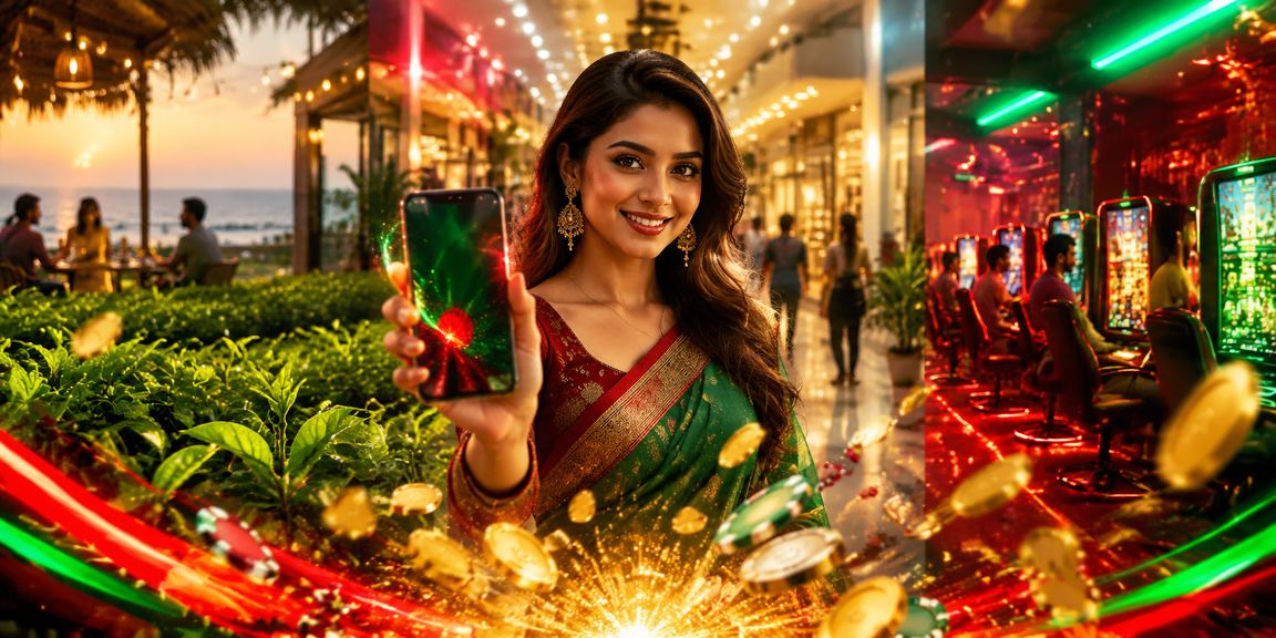 কক্সবাজারে একজন ব্যবহারকারী ক্যাসিনো অ্যাপে লটারি খেলছেন
