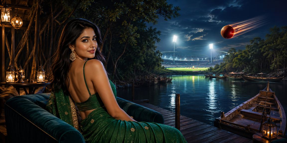 খুলনায় একজন ব্যবহারকারী মোবাইলে ক্রিকেট বেটিং উপভোগ করছেন