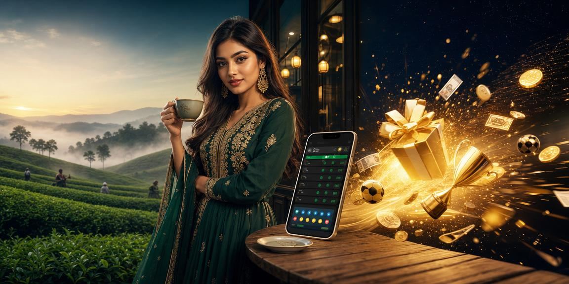 সিলেটের চা বাগানে ক্রিকেট বেটিং বোনাস উপভোগ করছেন একজন ব্যবহারকারী